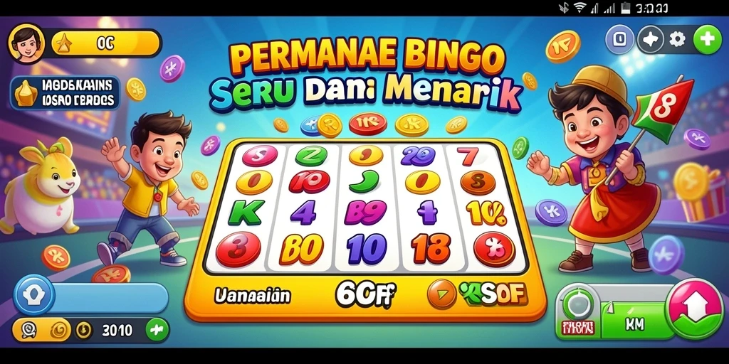 Tampilan gameplay Bingo di 6CF yang seru dan interaktif.