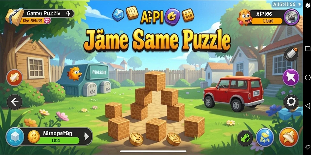 Tampilan gameplay seru dari API66 yang menantang pola pikir.
