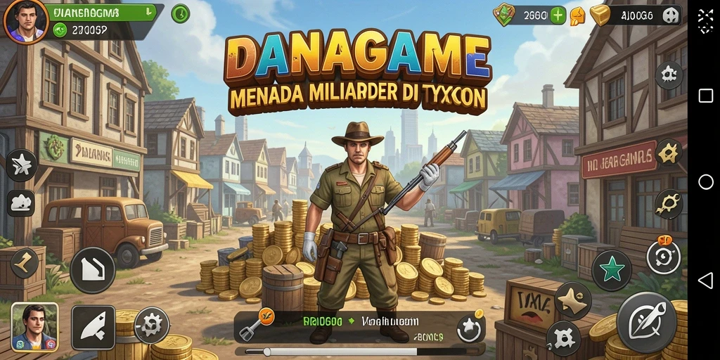 Gameplay seru saat membangun bisnis di DANAGAME.