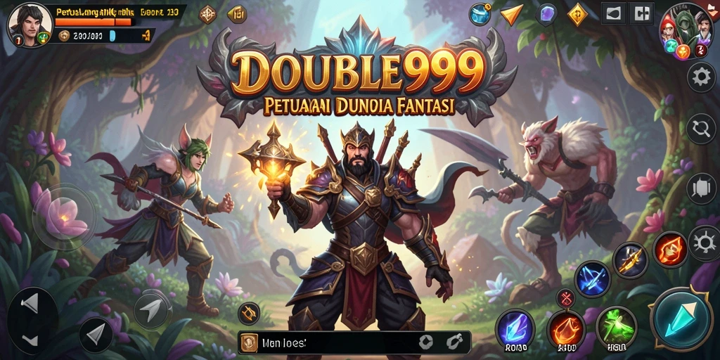 Tampilan gameplay DOUBLE999 yang menantang dan mendebarkan.