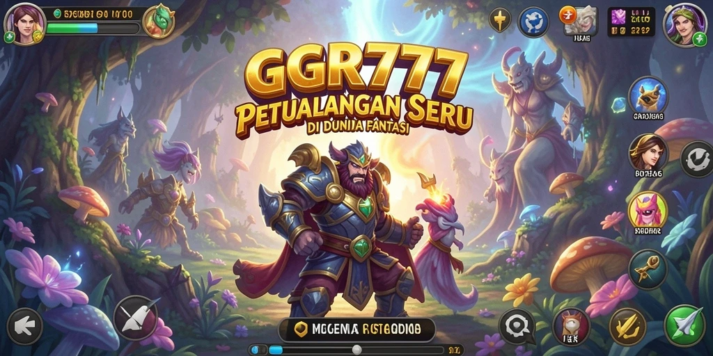 Tampilan gameplay GGR777 yang menarik dan penuh warna dalam petualangan.