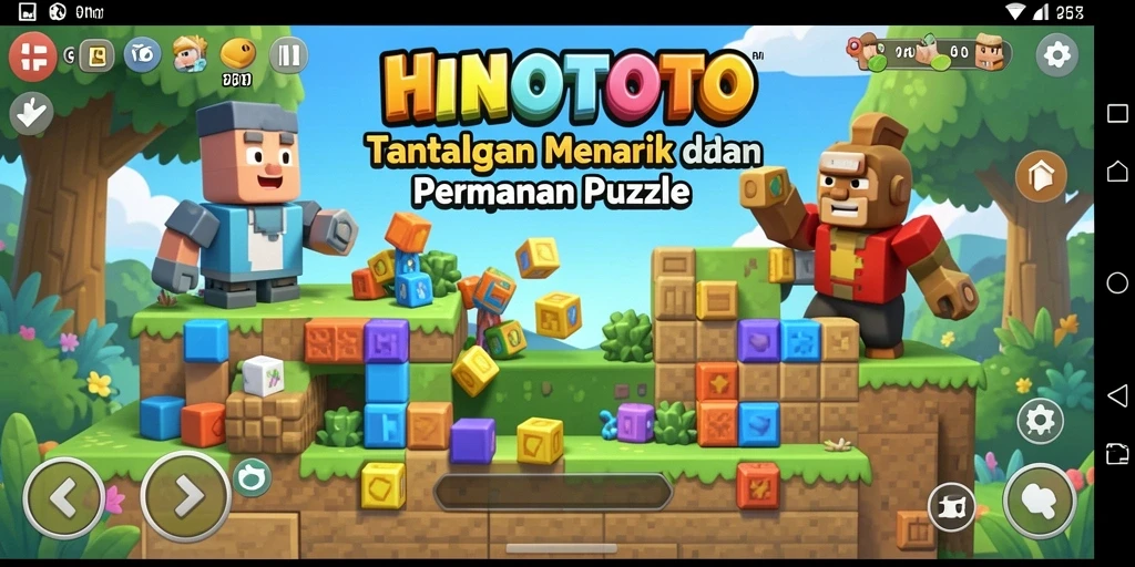 Screenshot HINOTOTO menampilkan gameplay Puzzle yang mengasyikkan.