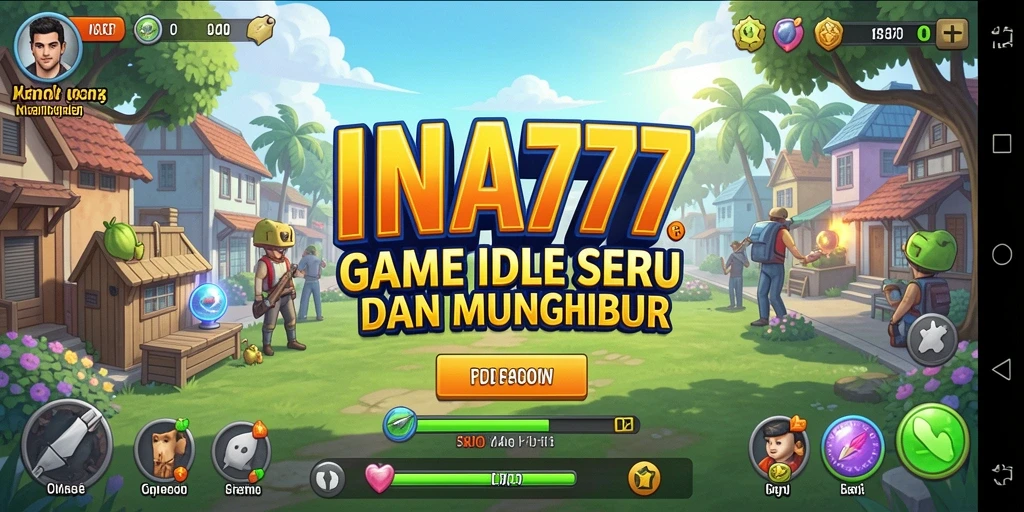 Tangkapan layar gameplay <strong>INA777</strong> menampilkan elemen-elemen Idle yang menarik.