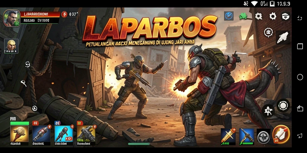 Tampilan gameplay LAPARBOS menampilkan aksi mendebarkan dan grafik menawan.