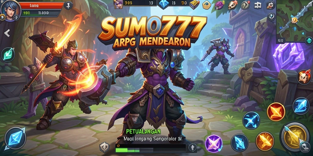 Tangkapan layar gameplay SUMO777 yang penuh aksi.