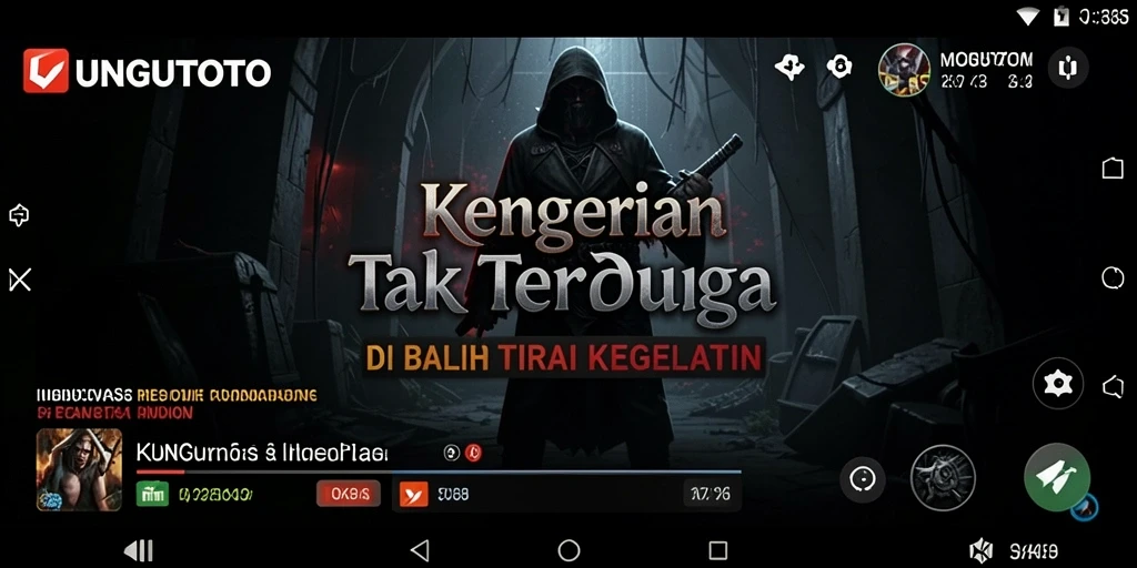 Gameplay menegangkan UNGUTOTO dengan suasana Horror yang mencekam.