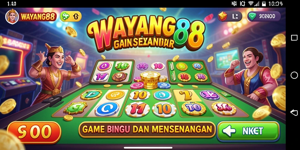 Tampilan gameplay Bingo yang menarik di WAYANG88.