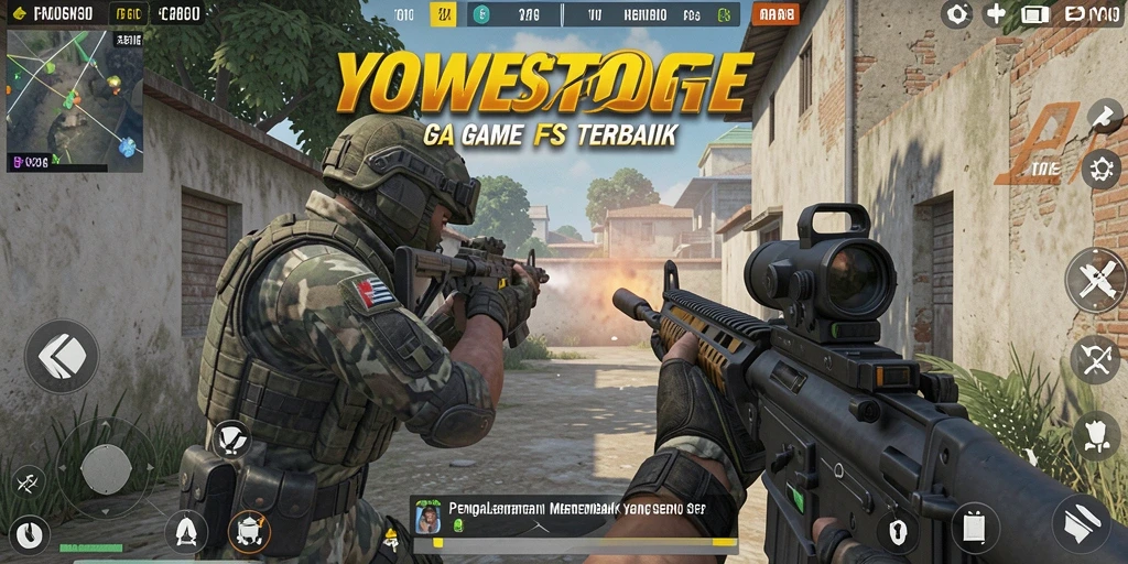 Tampilan seru dari gameplay intens YOWESTOGEL.